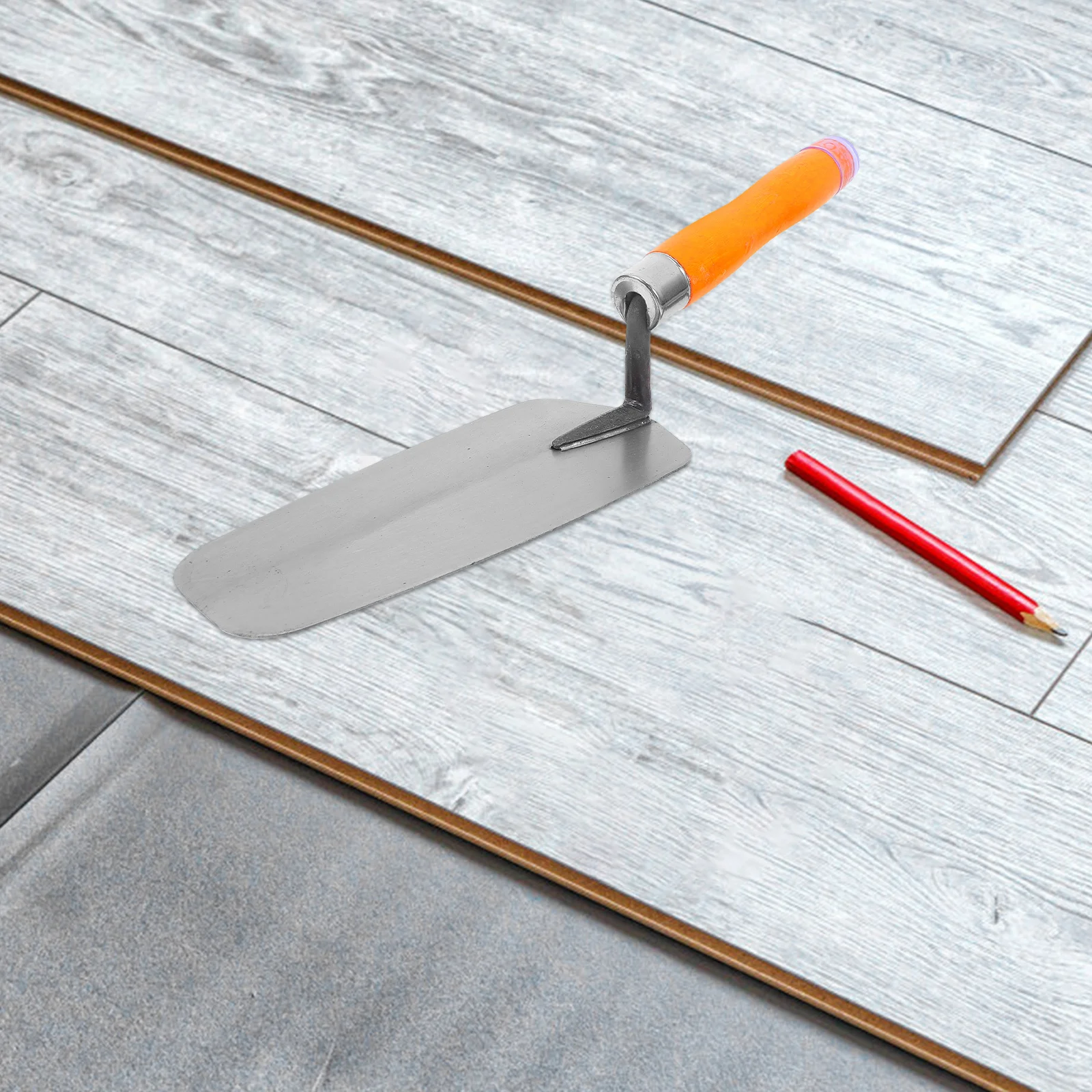 

Stainless Steel Plastering Trowel Durable Ergonomic Handle Indoor Outdoor Bricklaying Drywall Smoothing Tile Finishing Tool