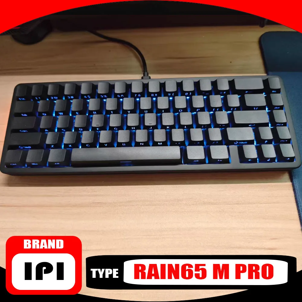 

IPI Rain65 Magnetic Switch Mechanical Keyboard Wired 8000Hz 0.125ms Delay Cnc Shell RGB Hot Swap Gaming Keyboard E-sports Gift