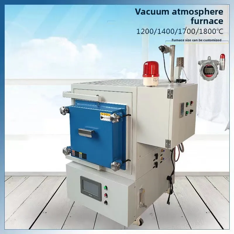Experimental Production Hydrogen Gas Reduction Vacuum Box Atmosphere Furnace Complete Specifications Fast Delivery