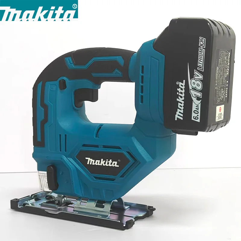 Makita DJV182Z 340W sans brosse 18V scie sauteuse sans fil outil électrique de charpentier Portable avec poignée de baril de lame de scie aucune batterie incluse