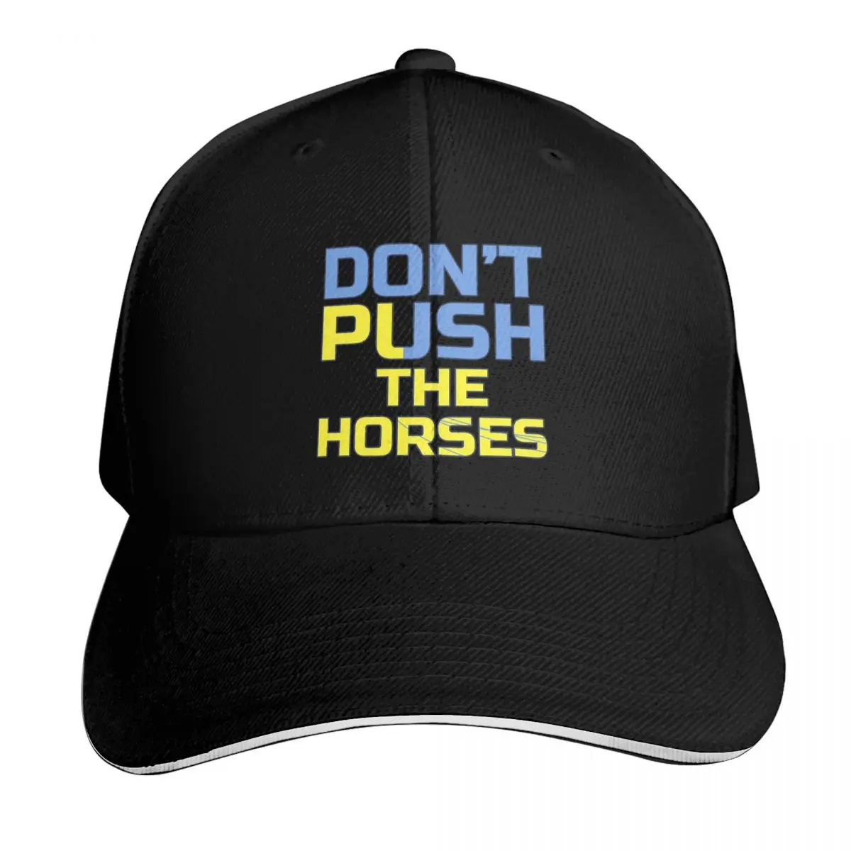 Don't Push The Horses Boxing Cap Fashion Casual Baseball Caps Adjustable Hat Hip Hop Summer Unisex Baseball Hats