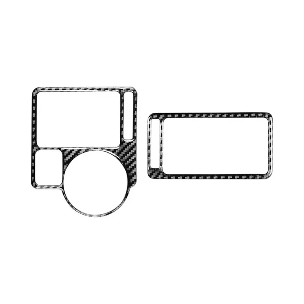 As Shown In The Picture Dashboard Vent Trim Interior Panel Accent Carbon Fiber Construction Tool-free Installation