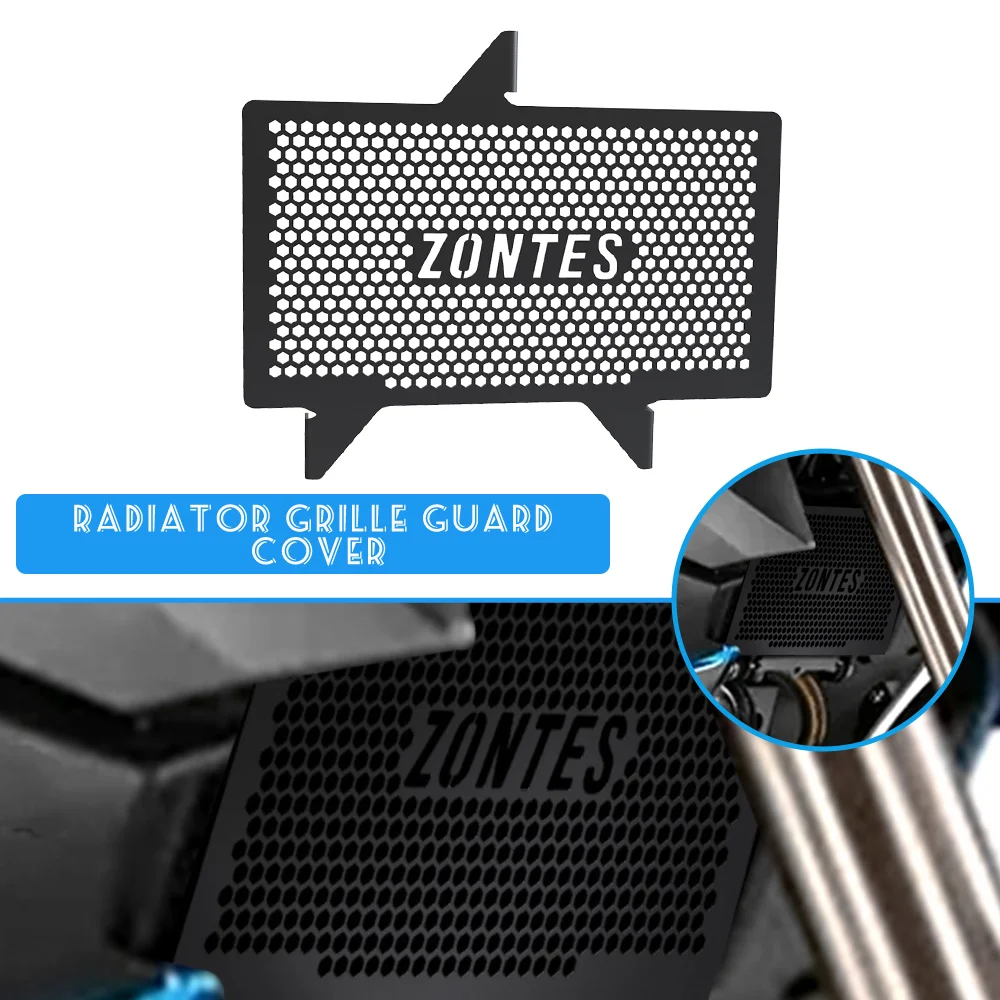 

Motorcycle Accessories Radiator Guard For Zontes GK125 GK155 GK 125 155 GK 125GK ZT125 Radiator Grille Guard Cover Protector