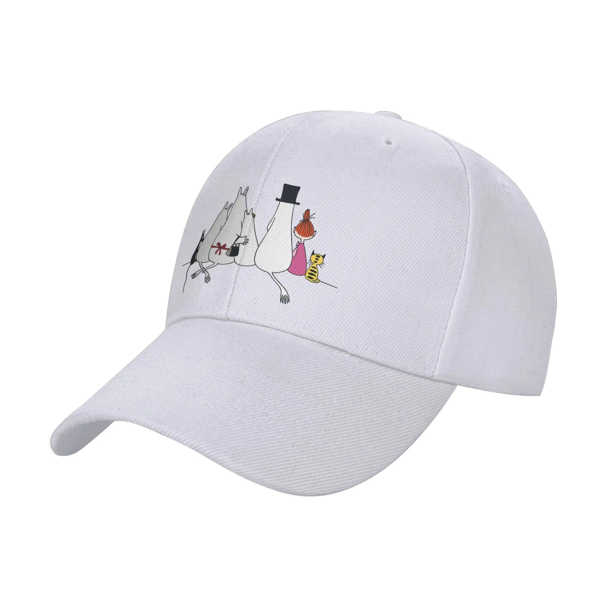 Moomings Family Sitting Cap Adult Fashion  Hats Sun Hat Dad Hat Adjustable Polyester Baseball Caps