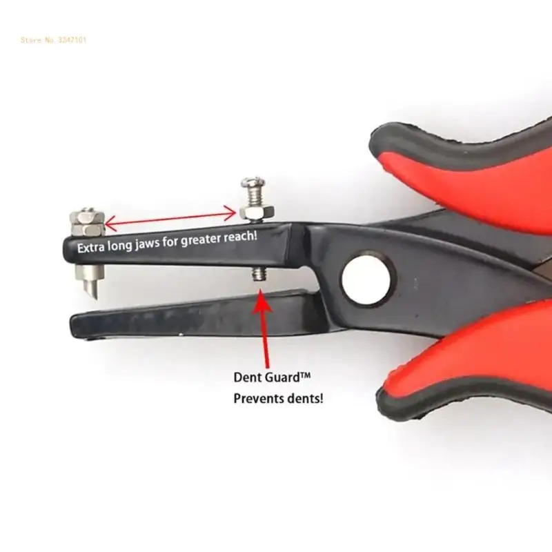 1.8mm Hole Plier Jewelry Making Tool Punching Metal Sheet Leathers Plastic Puncher for DIY Craft Belt Earring Dropship