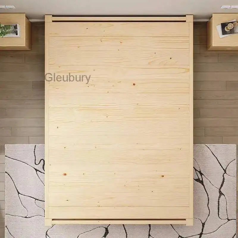 Estruturas de Cama de Madeira de Luxo, Estilo Minimalista e Estético, para Camas Queen, Casal, Solteiro e King, com Estrutura Box, Móveis de Quarto