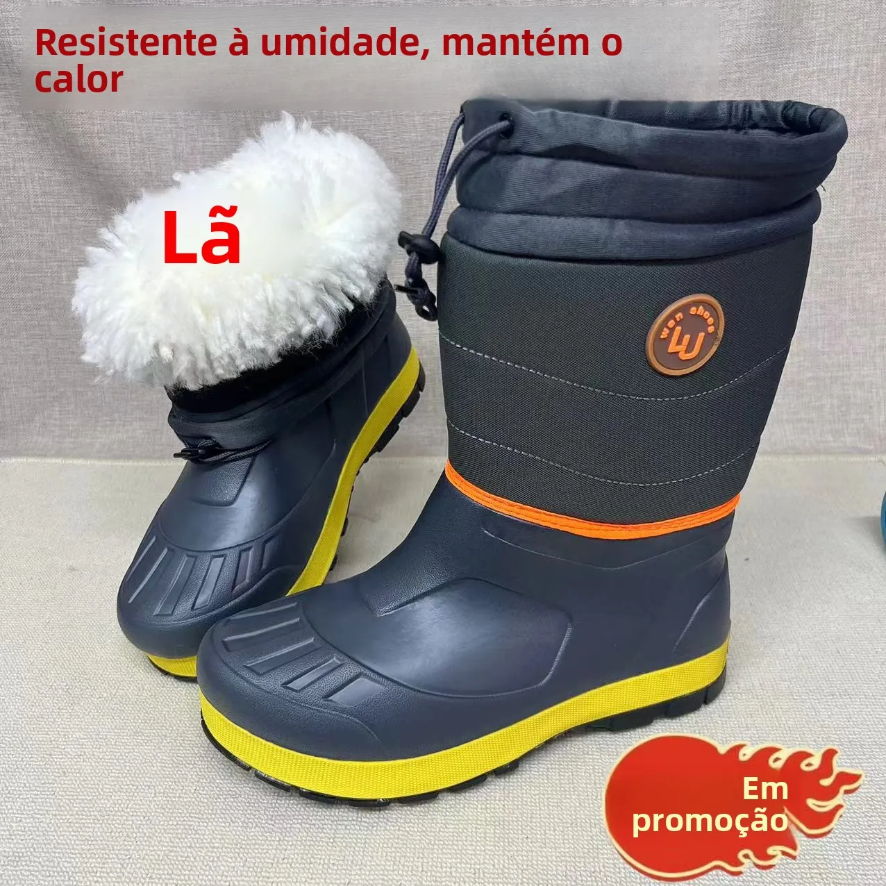 bottes-de-neige-d'hiver-impermeables-a-tige-haute-en-cuir-et-fourrure-integree-epaissies-pour-le-travail-en-exterieur-tendance-jeunesse-interieur-en-pure-laine-eva