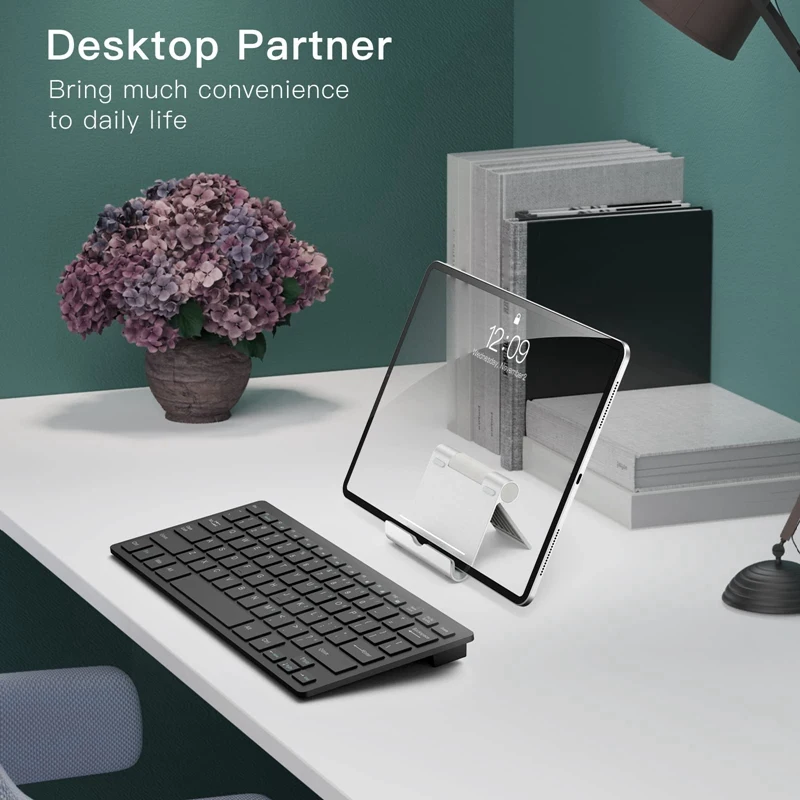 1Piece For All Phone And Pad Adjustable Desktop Tablet Table Cell Phone Stand Portable Desk Mobile Phone Holder Stand Black