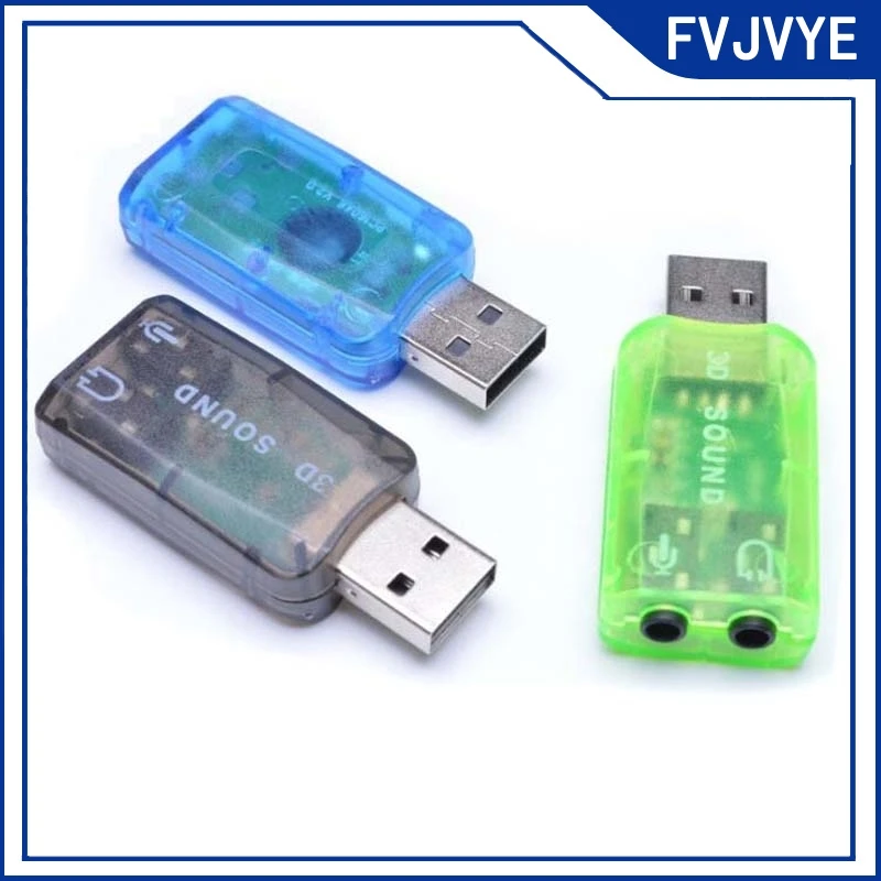 1/2/5pcs 5.1 Sound Channel USB Independent Sound Card External Computer to Replace PCI Notebook for PC Desktop Support .A2