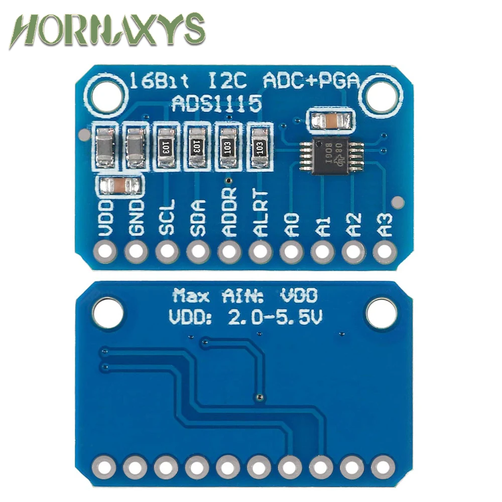 1-10 pz 16 Bit I2C ADS1115 modulo ADC 4 canali con amplificatore Pro Gain per Arduino RPi