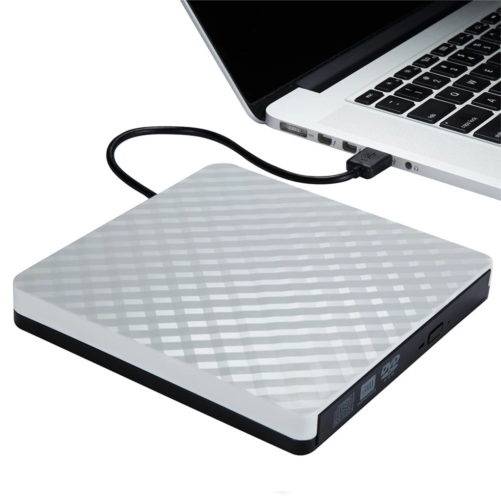 USB3.0 External DVD Player CD Drive VCD Player Portable Reader for Windows XP/7/ 8/ 10 Laptop Desktop PC Computer