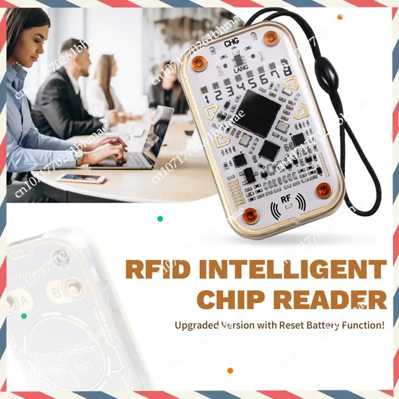 

-A21Z Advanced Chameleon Ultra RFID NFC Smart Chip Reader + Emulator Keychain T5577 CUID For 125K 13.56M IC ID Cards