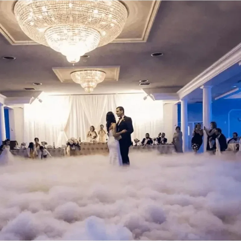 3500W Dry Ice Fog Machine Special Effect Cloud Smoke Low Lying Cold Spark Machine for Wedding Stage Party Events