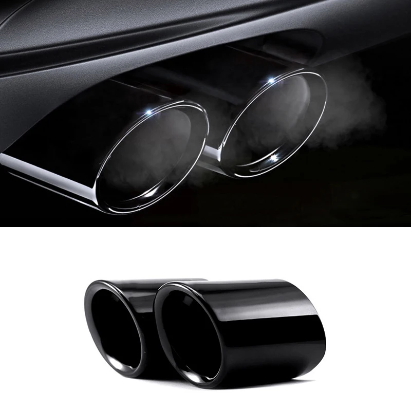 Chrome Plating Stainless Steel Car Exhaust Muffler Tip Pipes Covers for BMW F10 F30 F32 F34 F20 F22 F31 F36 F48 Auto Accessories