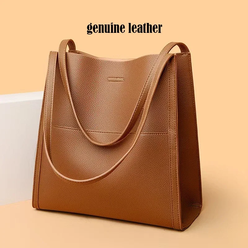 

High-end leather tote bag women, large capacity fashion shoulder bag, messenger bag luxury bag ladies hand bags