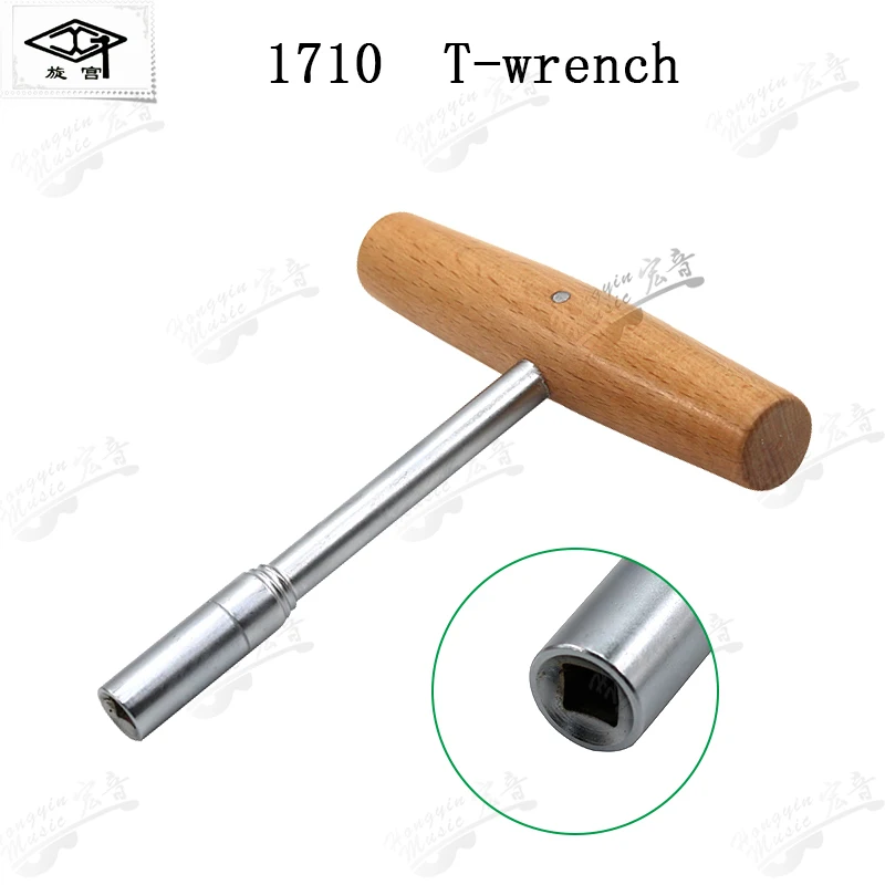 Afinador de Piano 1710 Hongyin: Herramienta de Reparación de Tablas de Sonido con Extensión Tipo T y Uso de Electrónica