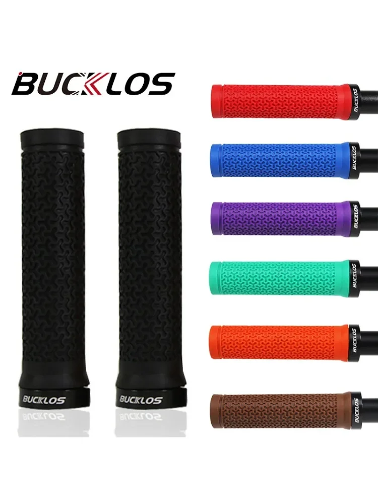 AliExpress BUCKLOS Bicycle Grips Lock on MTB Handlebar Grips Shock Absorption Bike Handle Grip Non-slip