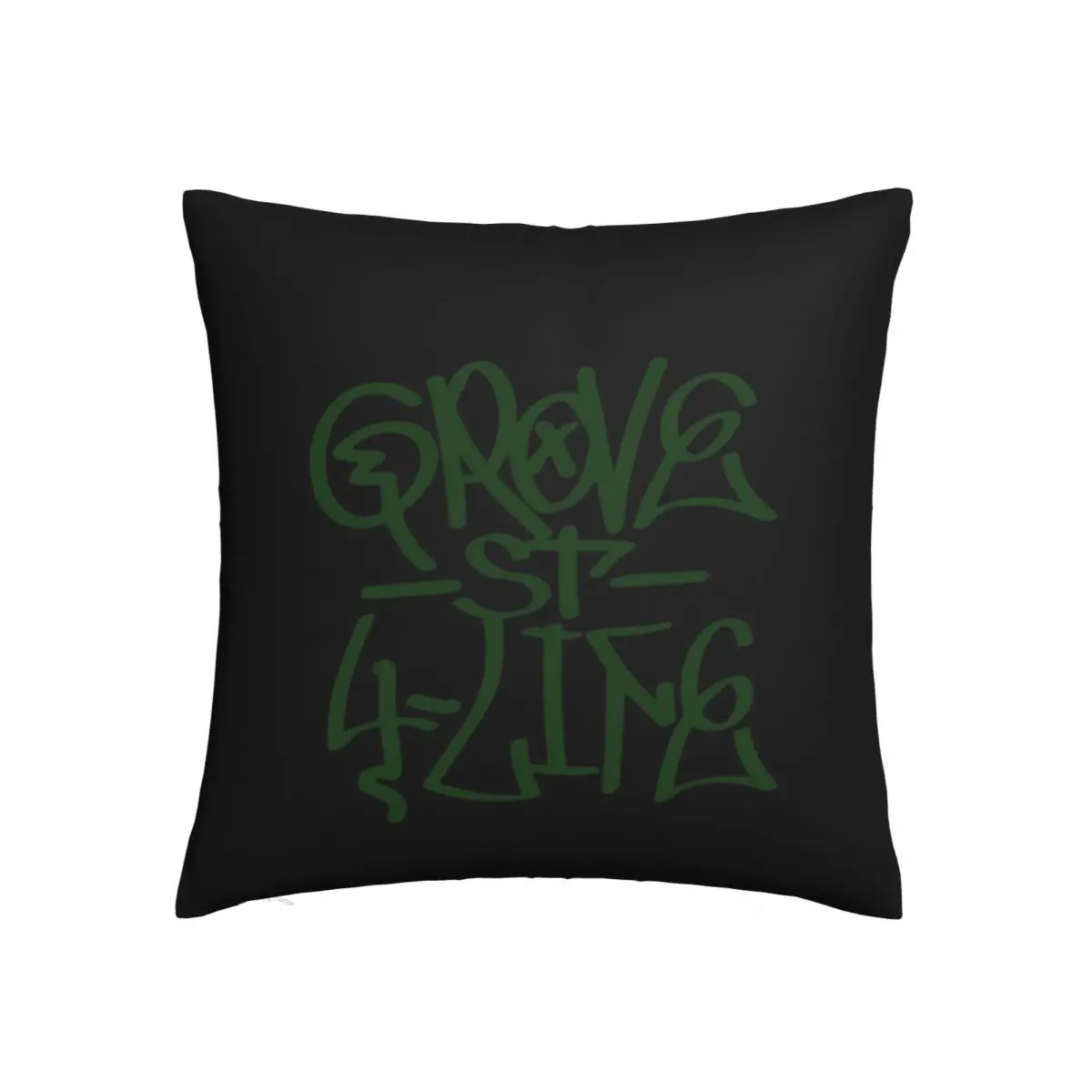 Gta San Andreas Pillow Case Gta San Andreas Grove St 4 Life Graffiti Polyester Sofa Pillowcase Zipper Spring Luxury Cover