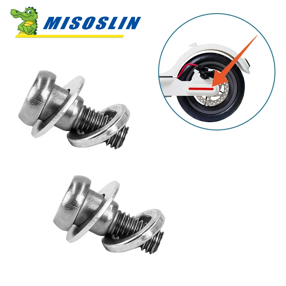 2pcs M365 Rear Wheel Fixed Bolt Screw for Xiaomi m365 and pro Electric Skateboard Bearing screws Accessories