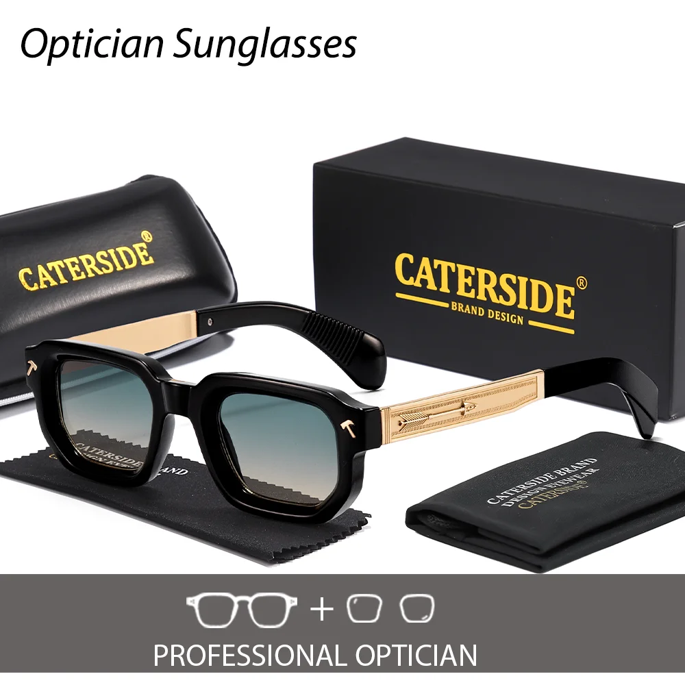 

CATERSIDE мужские оптические солнцезащитные очки высокого качества для занятий спортом на открытом воздухе очки по рецепту женские индивидуальные квадратные линзы для очков UV400
