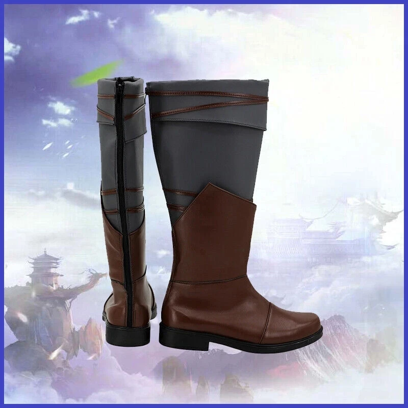 Baldur's Gate 3 BG3 Gate 3 The Blade of Frontiers Wyll Cosplay Schoenen Laarzen