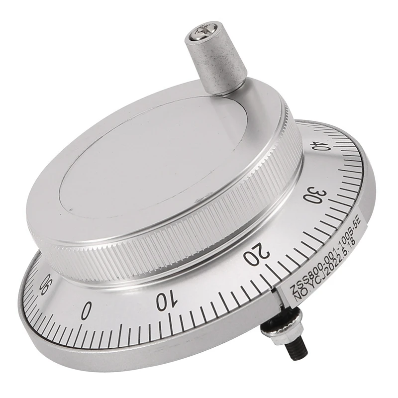 CNC Pulser Handwheel 5V 4Pin Pulse Manual Pulse Generator Hand Wheel CNC Machine Rotary Encoder 5V-4Pin-100PPR