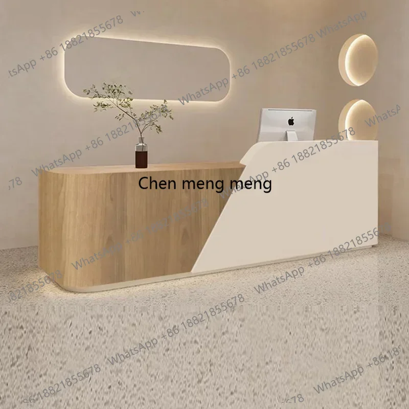 

Italian Style Beauty Salon Reception Desks Simplicity Modern Clothing Store Reception Desks Hotel Office Furniture Recepce