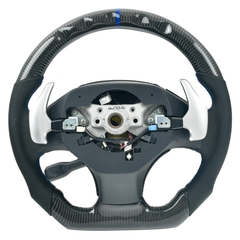 For Lexus 2007 2008 2009 2010 2012 IS250 300 ES LS Steering Wheel Carbon Fiber Parts Customized