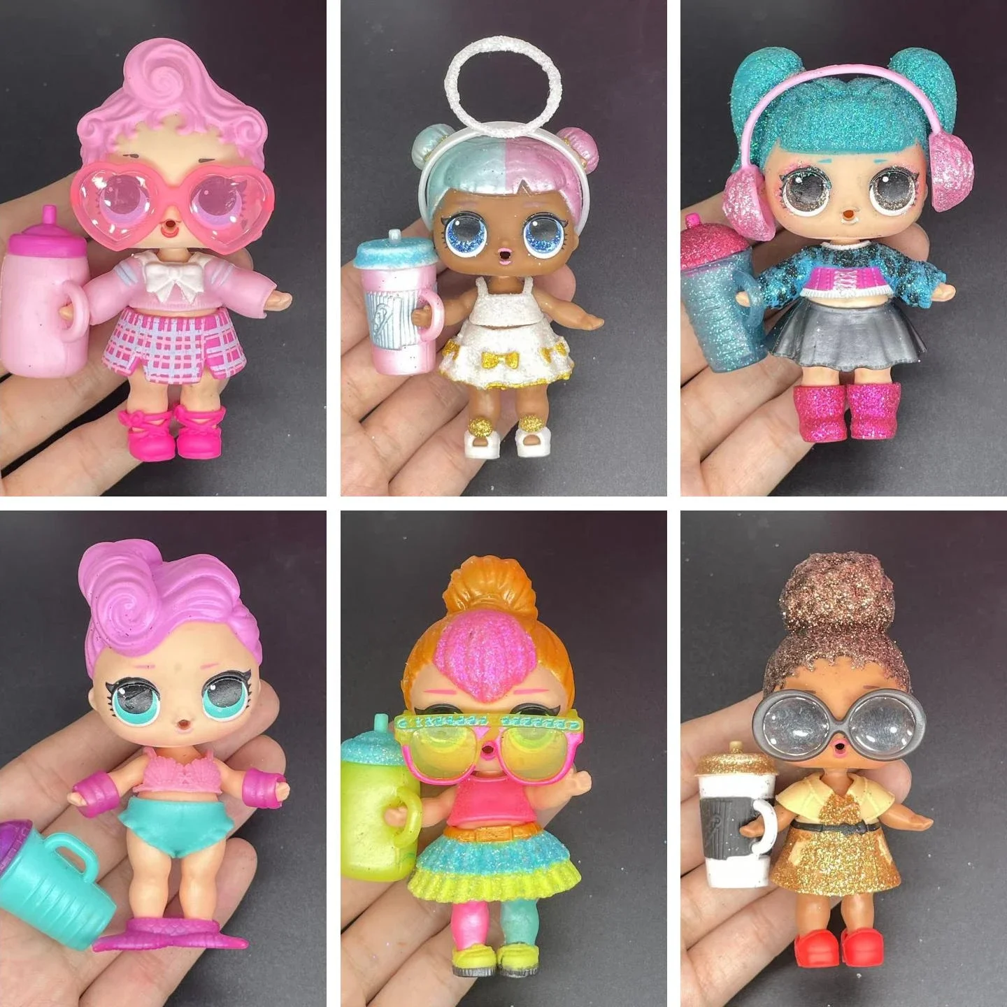 Cute Pet Doll Removable Cup Headphones Hat Pet Doll Set Rare Series Children's Playhouse Diy Model Children's Birthday Gift