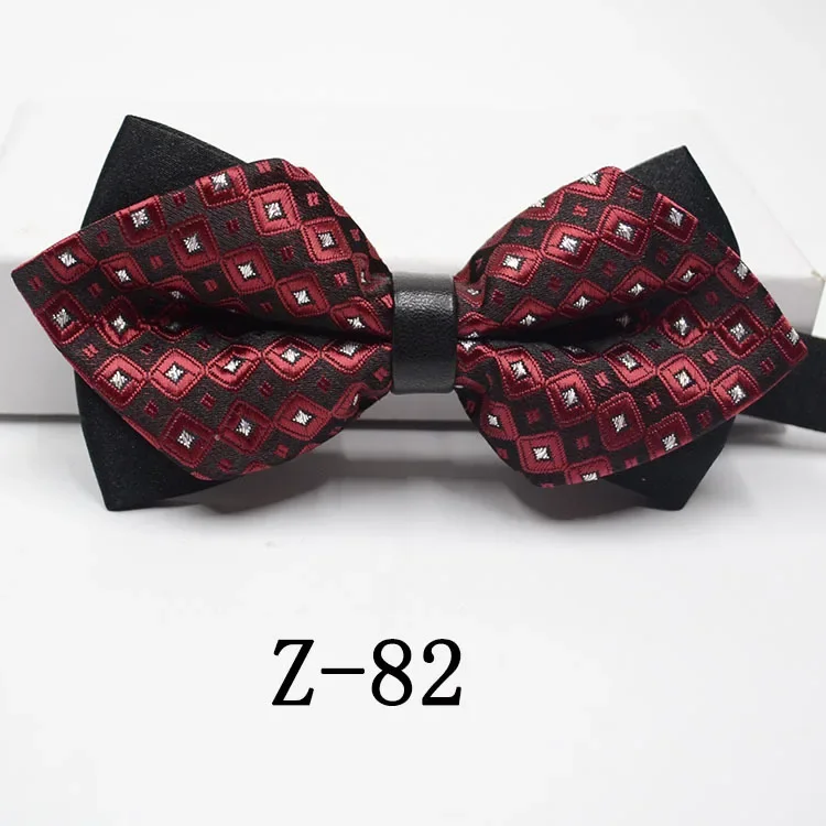 Reusable blue red wool Women children velvet boy girl men flexible green color bow tie black accessories business