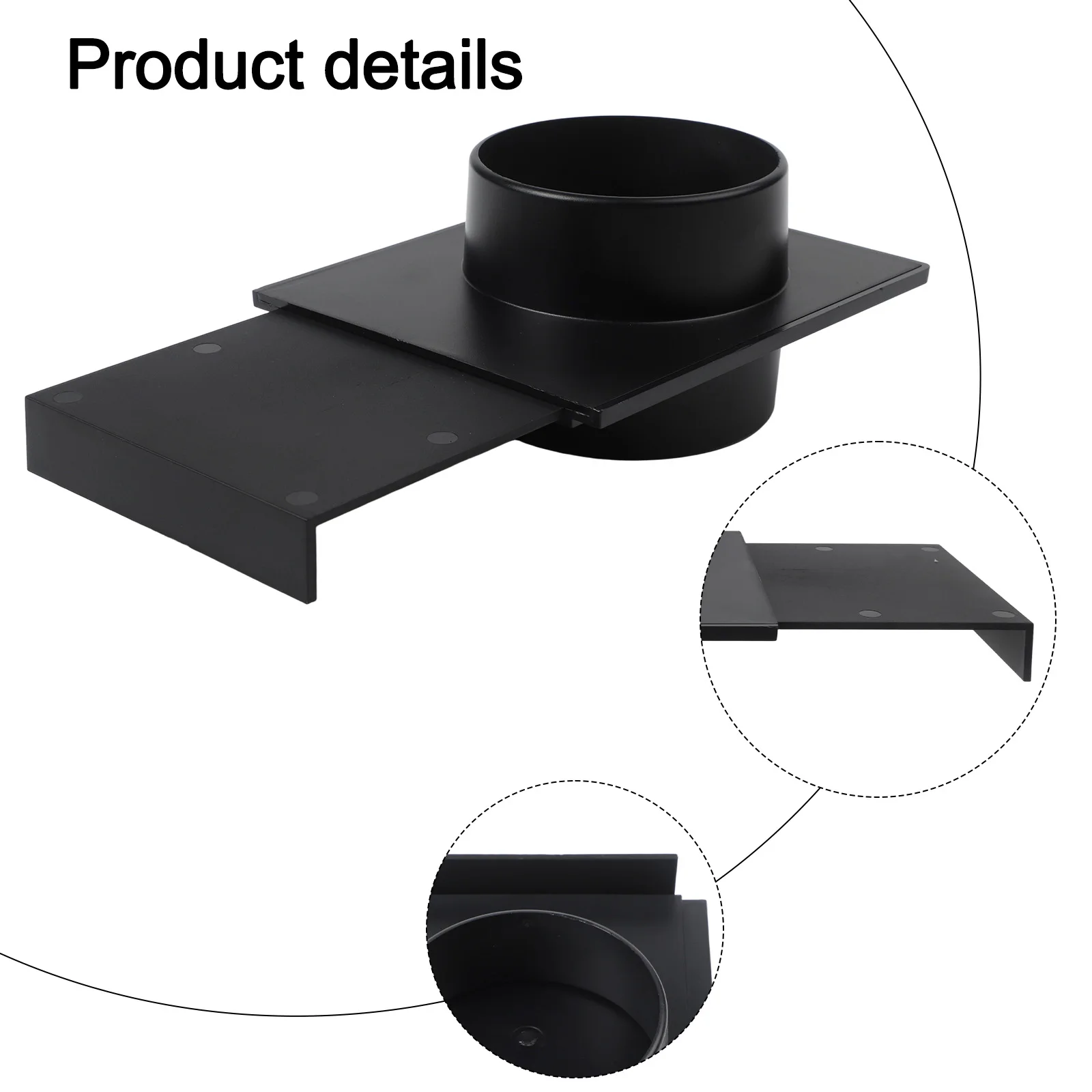 Streamlined 100mm For Dust Hose Connector for Efficient For Dust Collection in Vacuum Cleaners and For Dust Systems