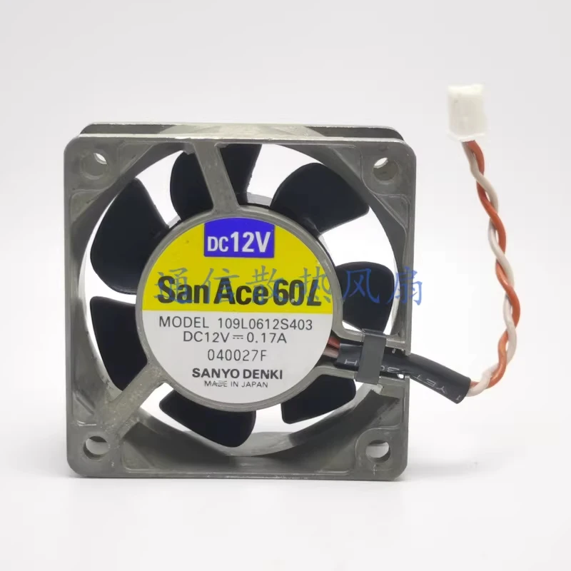 

HTS For Sanyo 109L0612S403 DC 12V 0.17A Aluminum Frame Inverter Fan 6CM 6025 1PCS