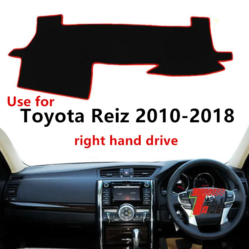 

TAIJS factory high quality Suede dashboard cover for Toyota Reiz 2010-2018 Right-hand drive hot selling