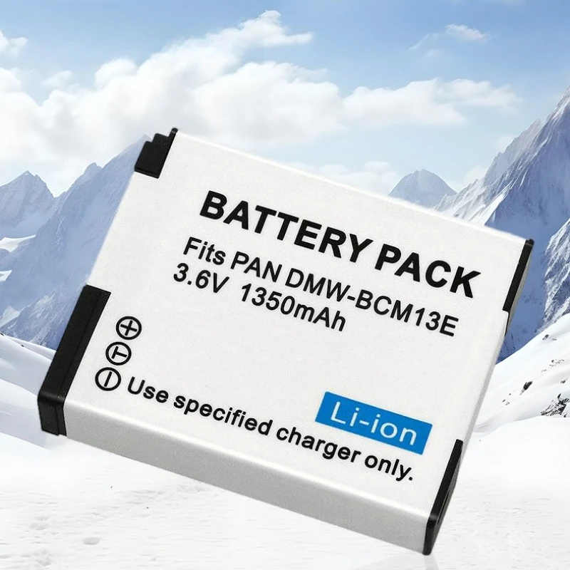 1350MAH 3.6V Suitable for Panasonic BCM13E Camera Battery DMC-ZS35 ZS40 ZS45 ZS50 GK ZS3 0 FT5 Long Range Digital Battery