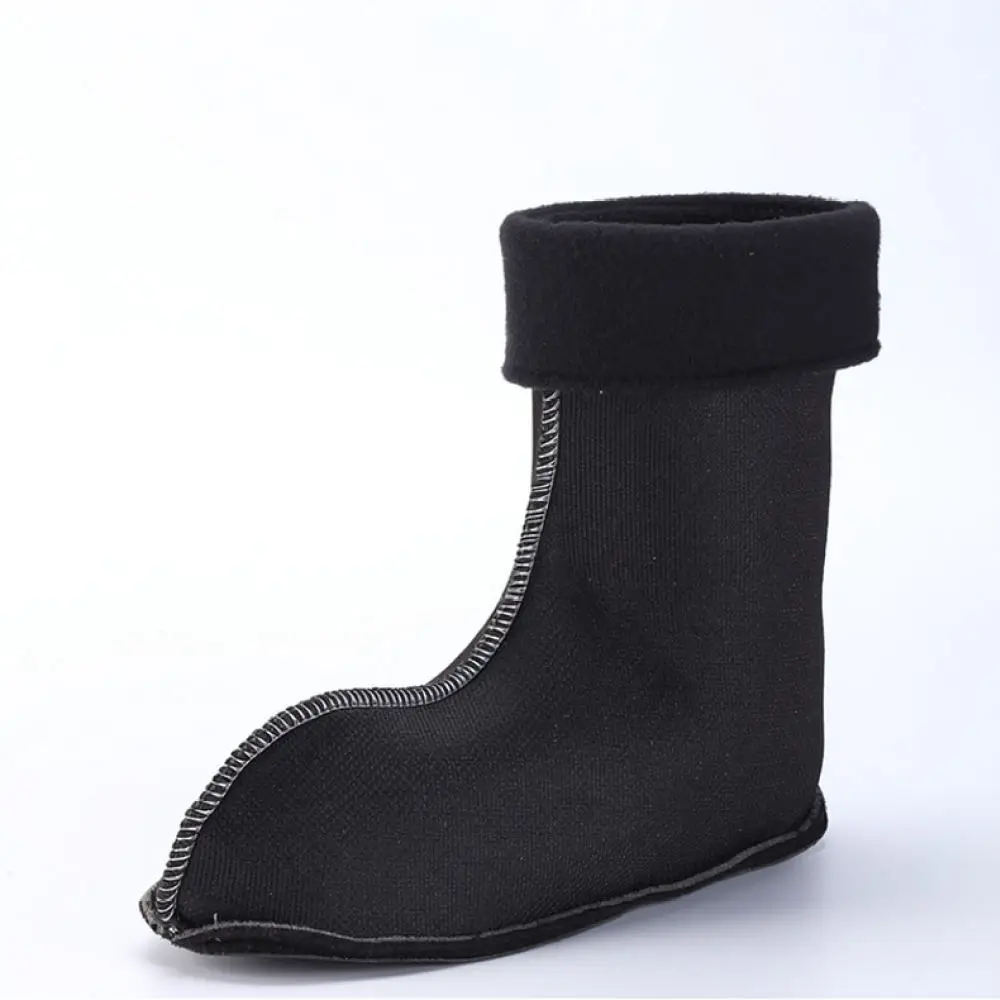 Replacement Warm Fleece Liner Thickened Thermal Insert Boot Sock For Winter Outdoor Activities Rainshoe Protection