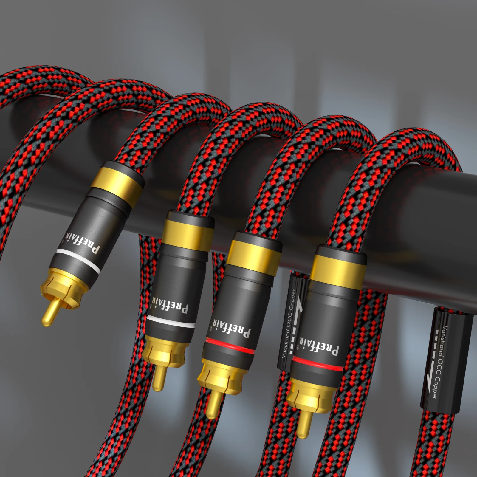 

2 RCA to 2 RCA Interconnect Cables RCA audio cable Male to Male For Amplifier DAC TV car audio