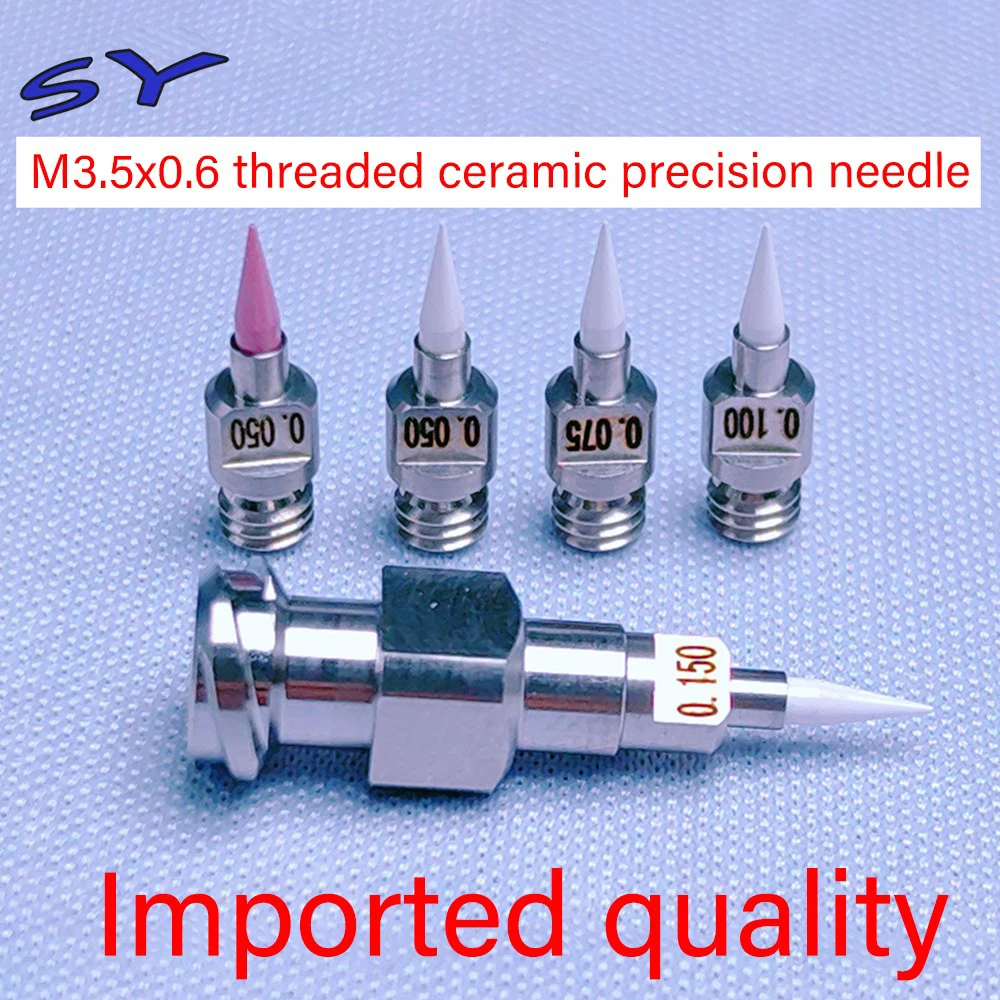 

SY Керамическая дозирующая игла, разделенная прецизионная игла M3,5x0,6, винтовая резьба, прецизионная игла с микроотверстием