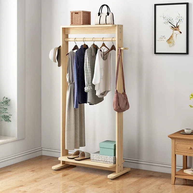 Hat Coat Rack Standing Bathroom Storage Camping Floor Organizers WoodenGarment Coat Stand Hallway Muebles Living Room Furniture