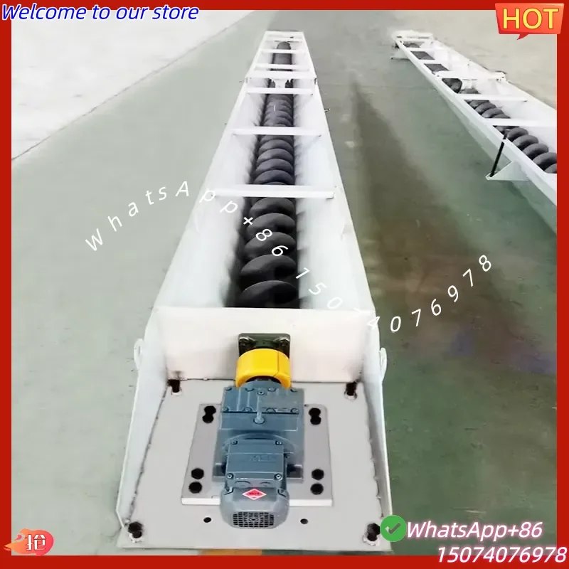 2026 Manufacturer Custom Machine Screw Conveyor High Efficiency Screw Chip Conveyor