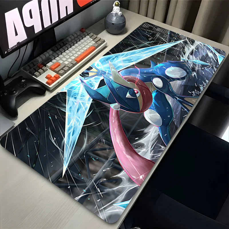 

Mouse Pad XXL Gamer Pc Accessories Mouse Mat P-pokemon Greninja Desk Mats Table of Office Carpet Gamer Natural Rubber Mousepad