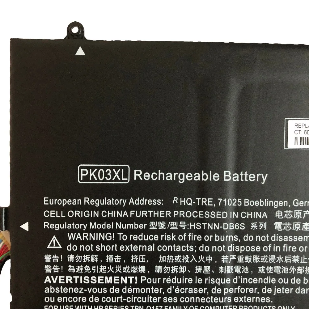 Imagem -03 - Original Bateria do Portátil para hp Pro X360 Spectre 13 Pk03xl Hstnn-db6s 6789116005 11.4v 56wh Pk03xl Pk03xl