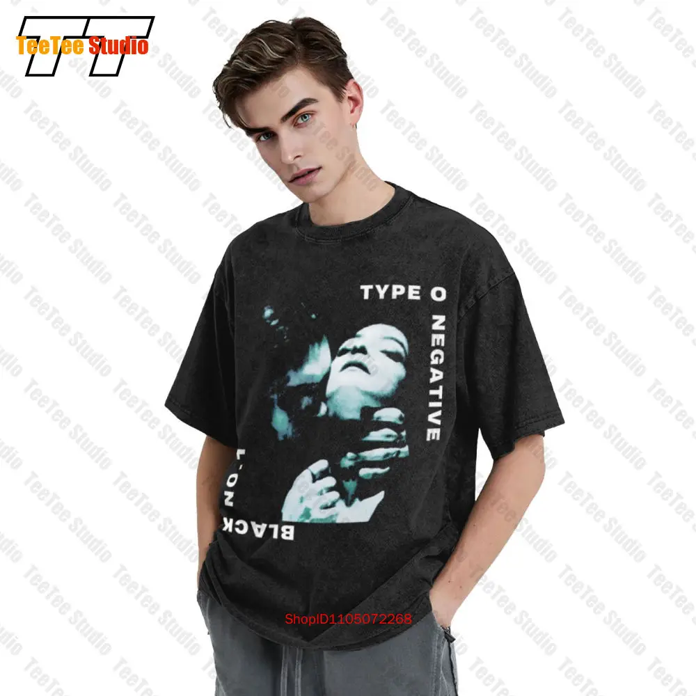 Vtg 1994 نوع O سلبي أسود رقم 1 تي شيرت عتيق كبير الحجم قطن أساسي Nh343 IS2O #3