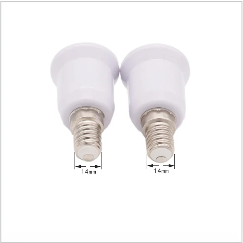 E14 To E27 Adapter Conversion Socket Fireproof Plastic Converter High Quality Material Socket Bulb Adapter Lamp Holder