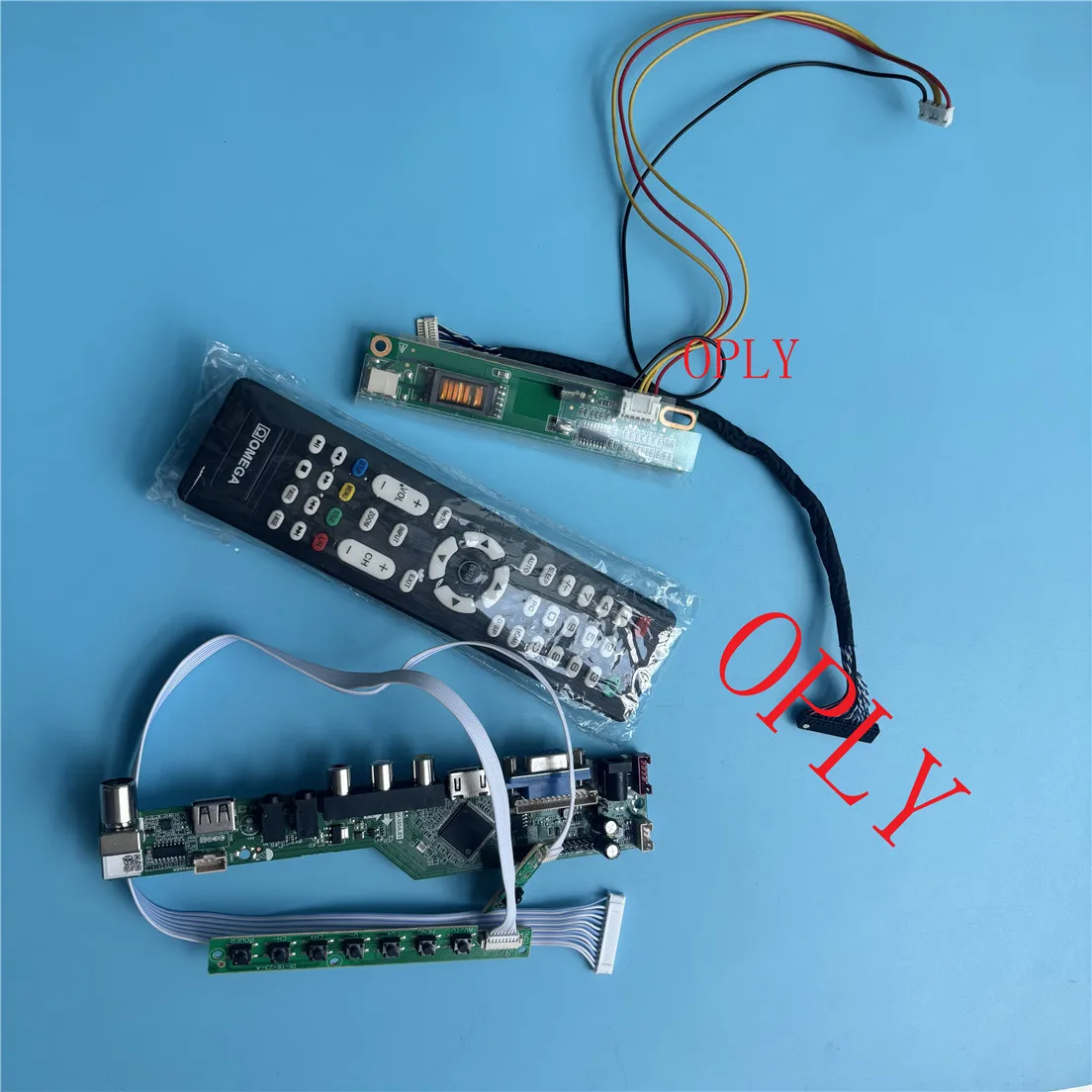 LVDS 30Pin 1CCFL TV Controller Board Kit IR Analog USB AV HDMI for B141EW01 B141EW02 B141EW03 B141EW04 1280*800 LCD Monitor DIY