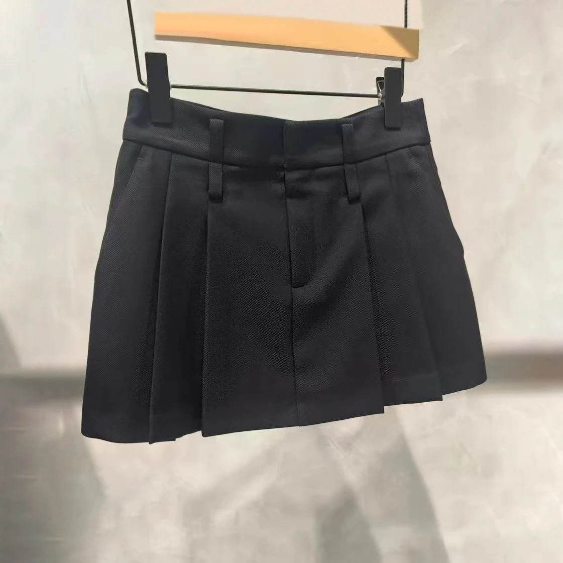 

Новая женская плиссированная юбка А-силуэта с высокой талией, весна-осень, в студенческом стиле, модная, элегантная