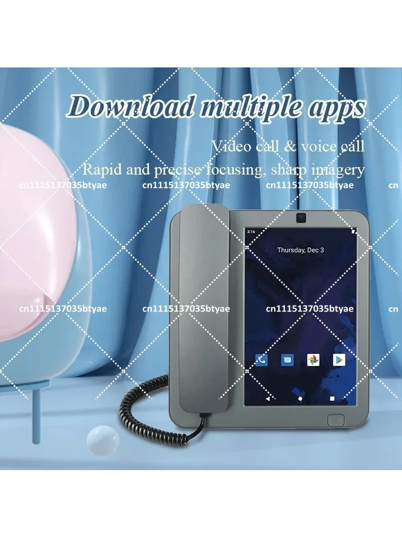 4G LTE Sim Card Fixed Wireless Phone HD Call WiFi Video Bluetooth Cordless Smart Android Desktop Telephone