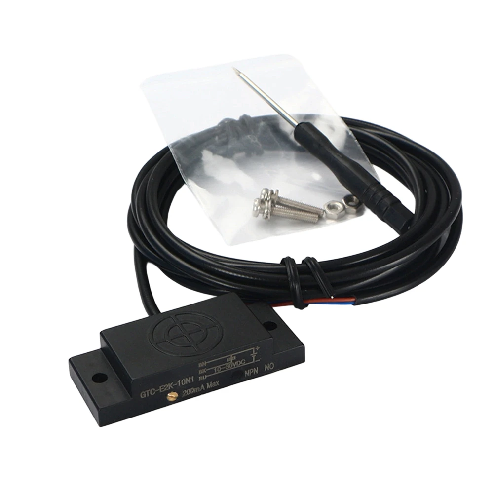 1pc E2K Square Capacitive Proximity Switch 10-30V Proximity Sensor 1-10mm Adjustable For Machine Tools Equipment
