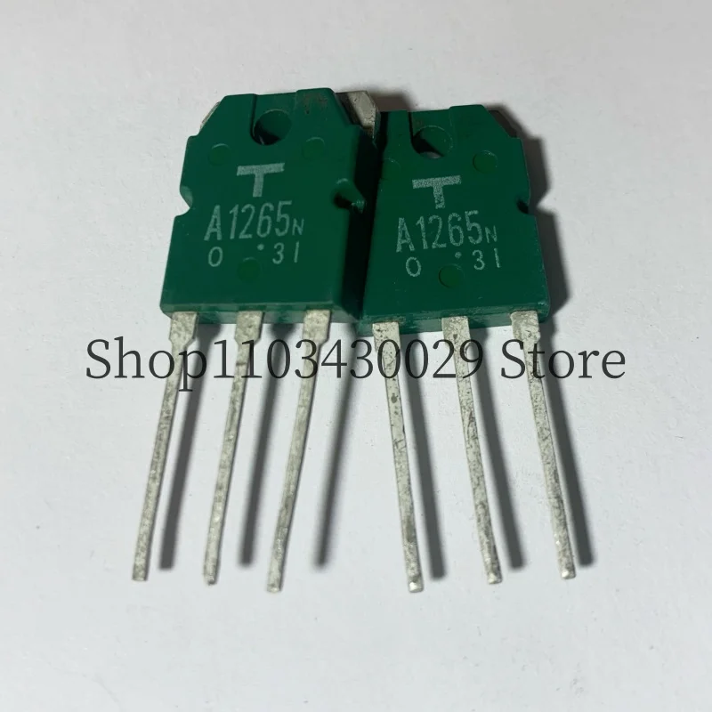 5Pairs(10PCS) Brand New Genuine 2SA1265N 2SA1265 A1265 + 2SC3182N 2SC3182 C3182 TO-3P 10A 140V PNP + NPN