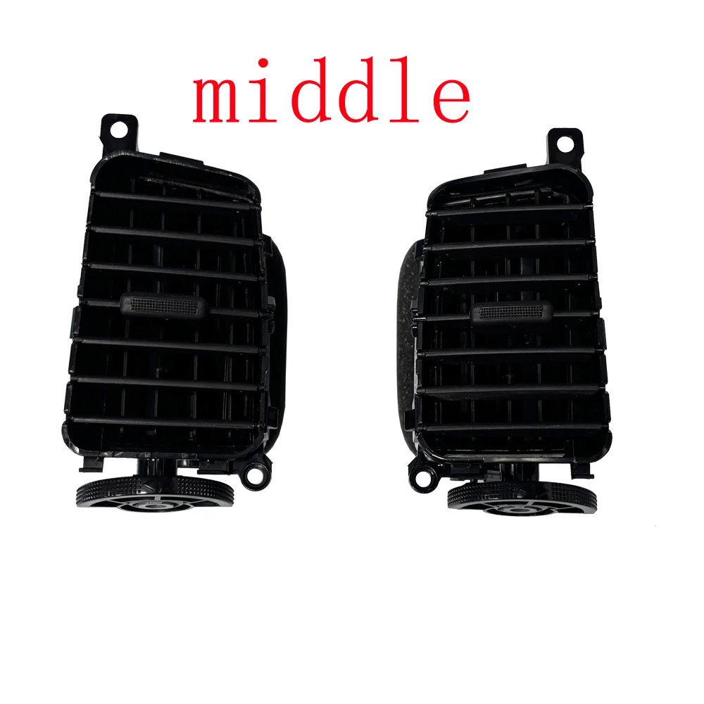 2Pcs Front Central Dashboard Air Vent Outlet Grill Panel For Hyundai Accent Hatchback 2006-2011 974101E000 974201E000
