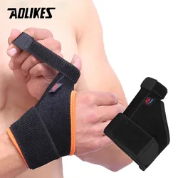 AOLIKES 1PCS Wrist Brace Thumb Brace, Wrist Support Thumb Spica Splint,Wrist/Hands/Thumb Stabilizer for Sprains, Arthritis